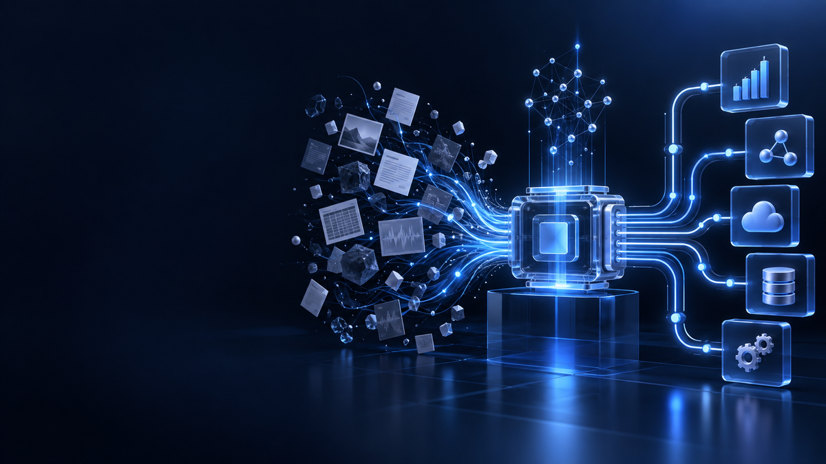 AI software automation transforming complex work into clear outcomes